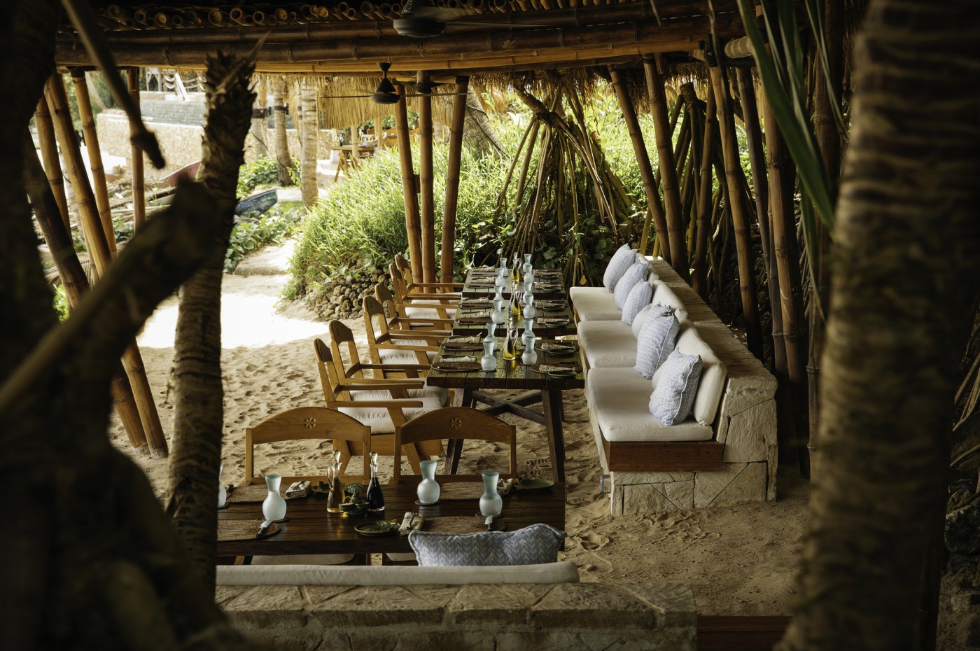 dining and table at NIHI Sumba, Indonesia