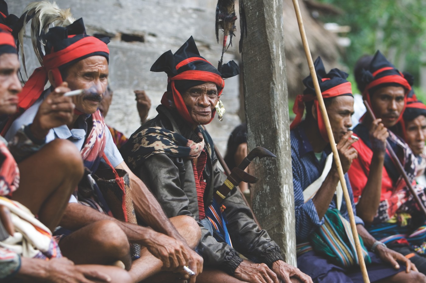 locals at NIHI Sumba, Indonesia