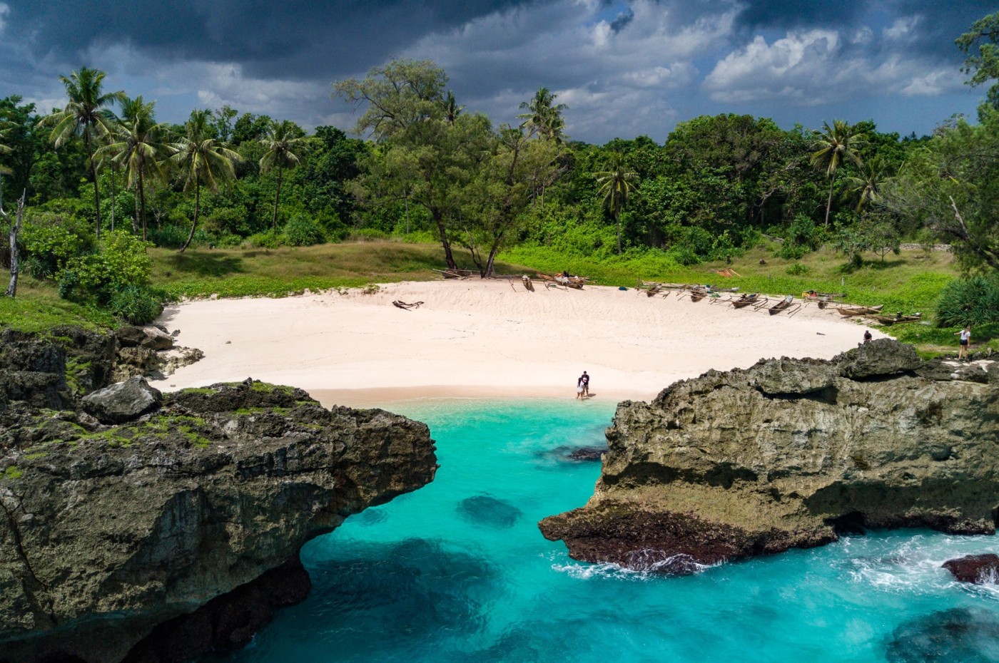 remote beach at NIHI Sumba, Indonesia