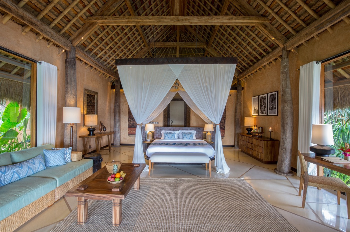 a room at NIHI Sumba, Indonesia