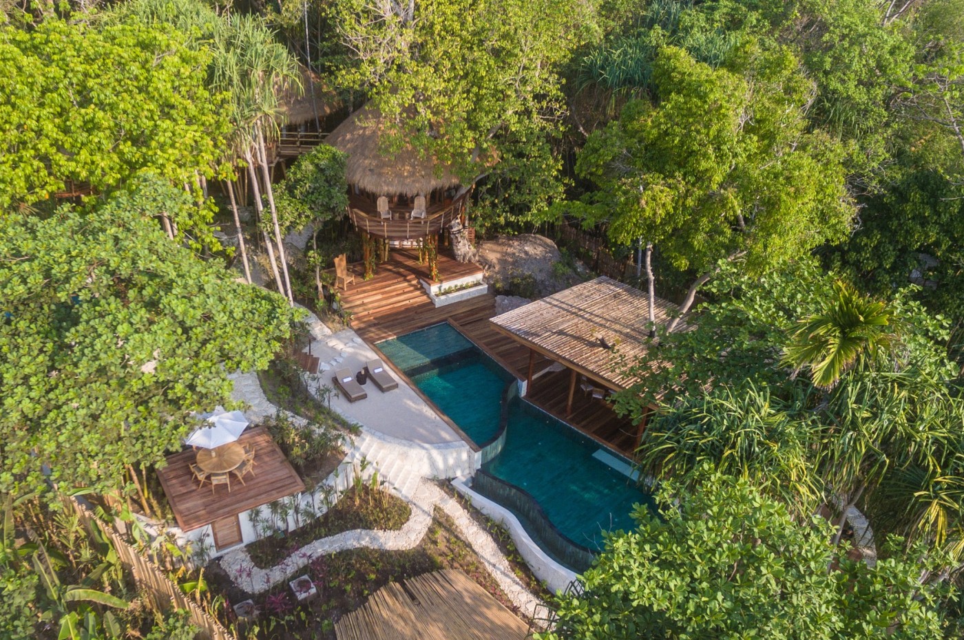 Pool villa at NIHI Sumba, Indonesia