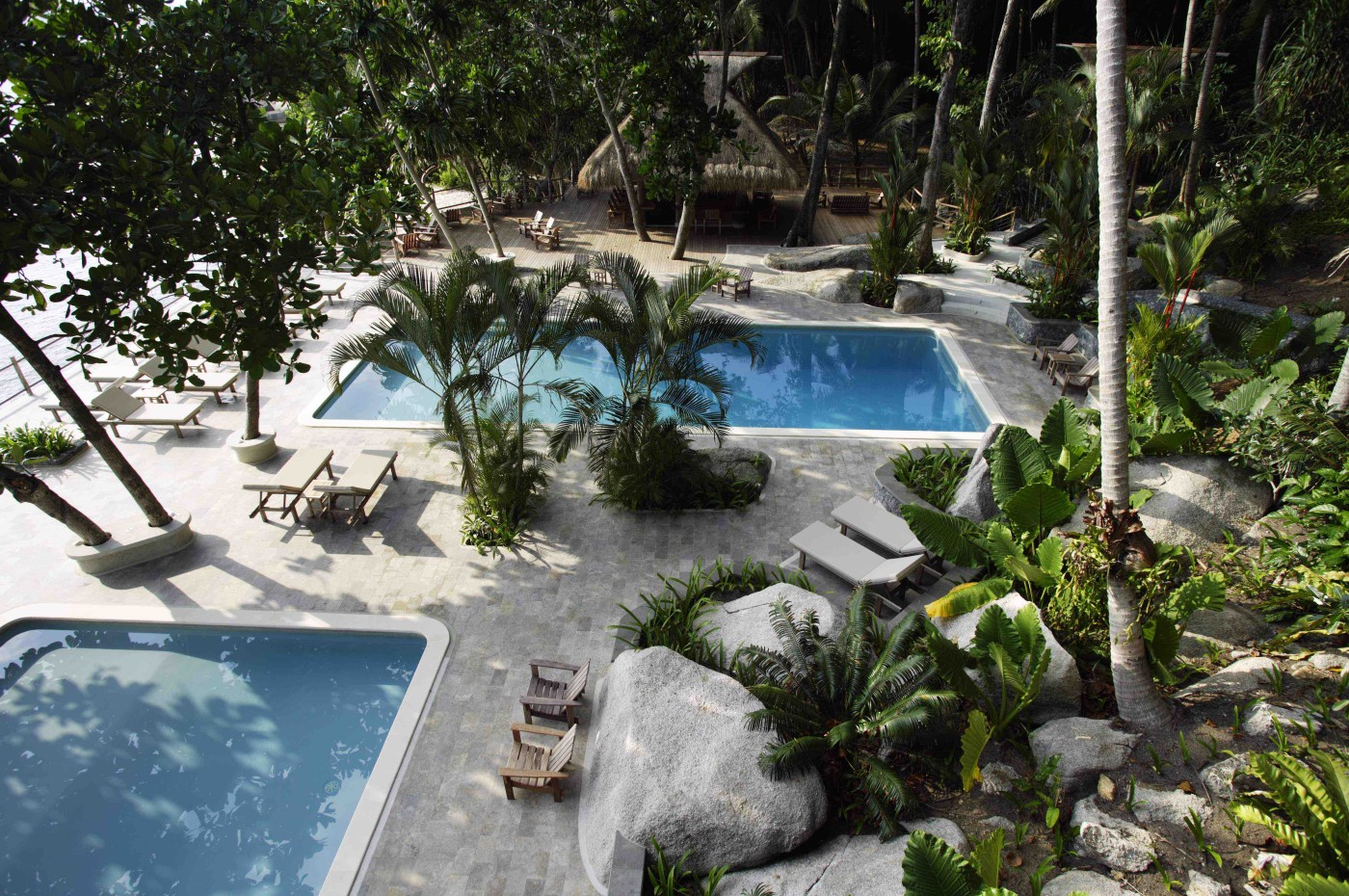 swimming pools at Nikoi Island, Indonesia
