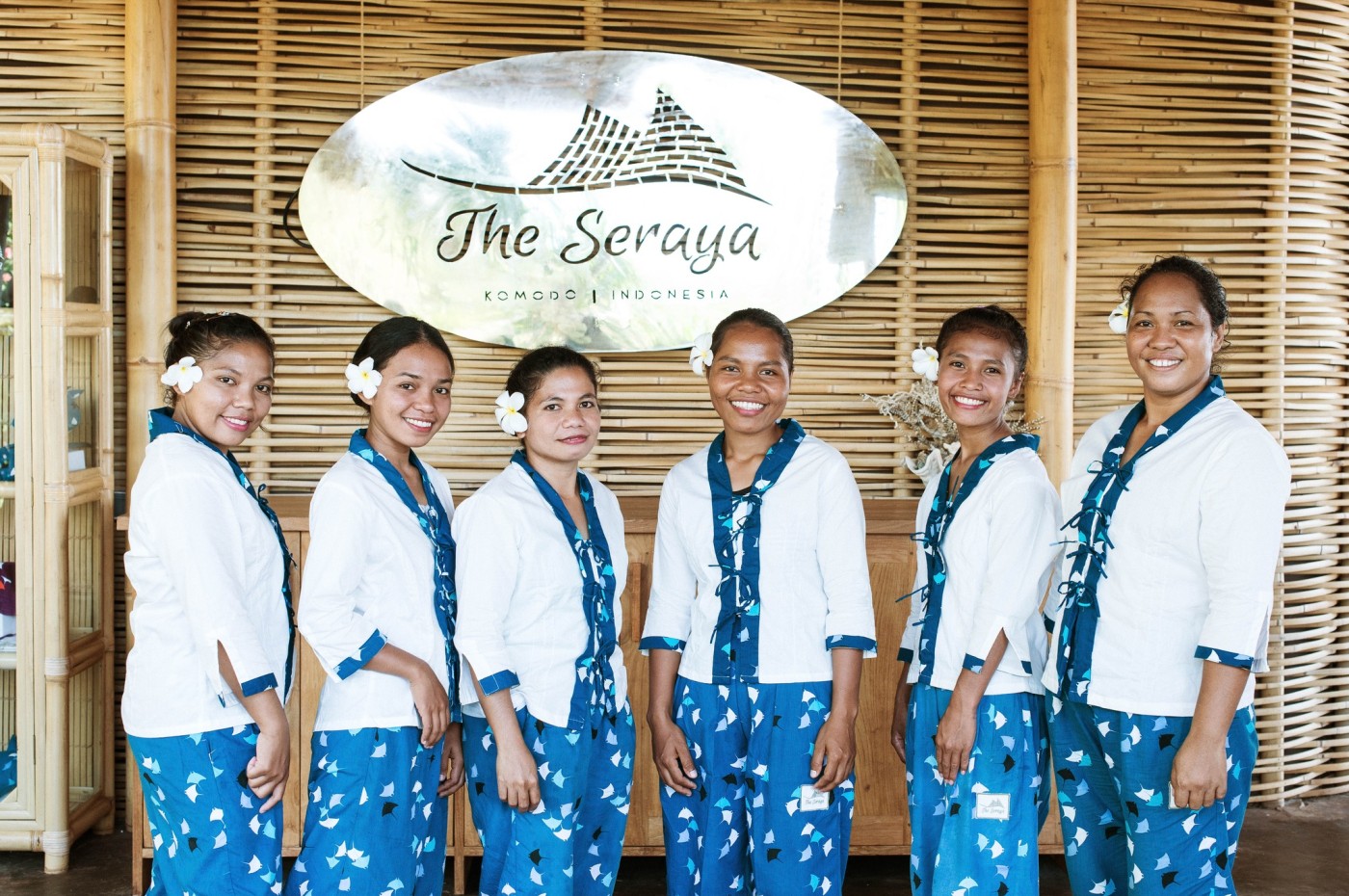 staff at The Seraya, Komodo island, indonesia