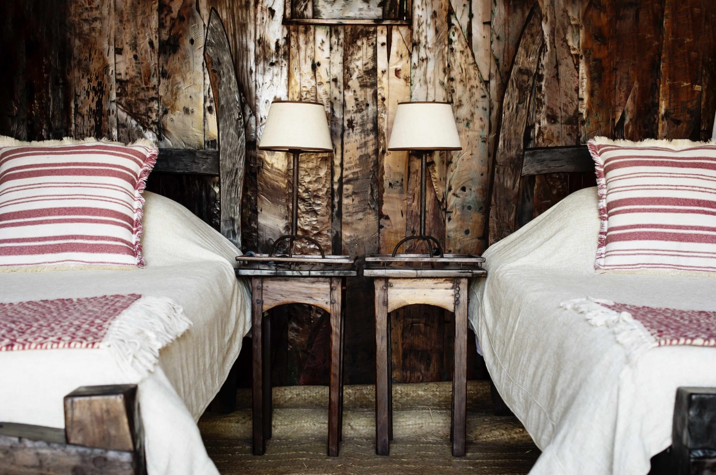 beds and side beds at Greystoke Mahale, Tanzania