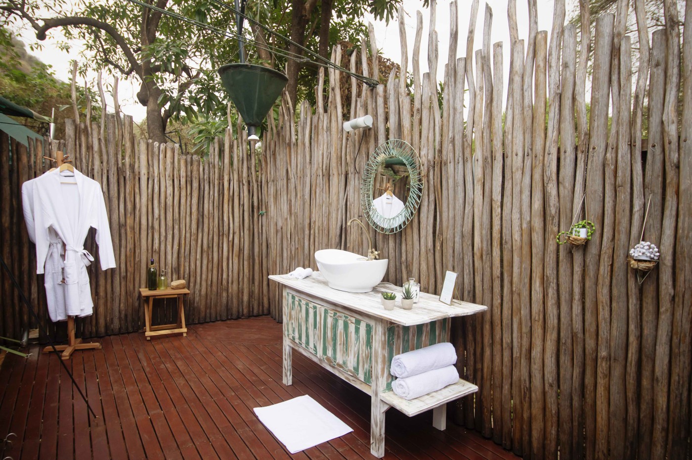 Bathroom at Wayo Manyara Green Camp, Tanzania