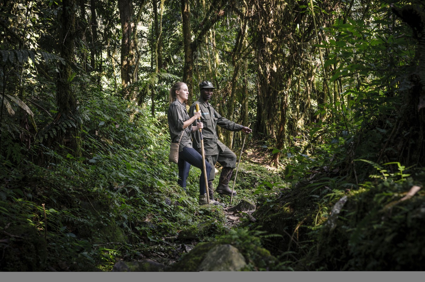Walking safari, Uganda