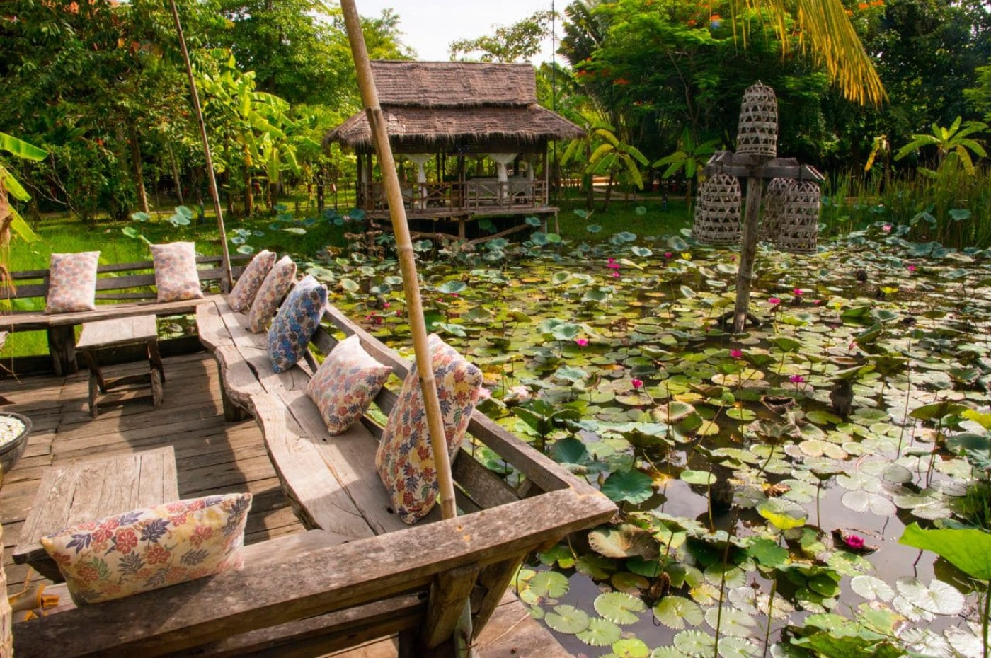 Maisons Wat Kor, Banttambang, Cambodia